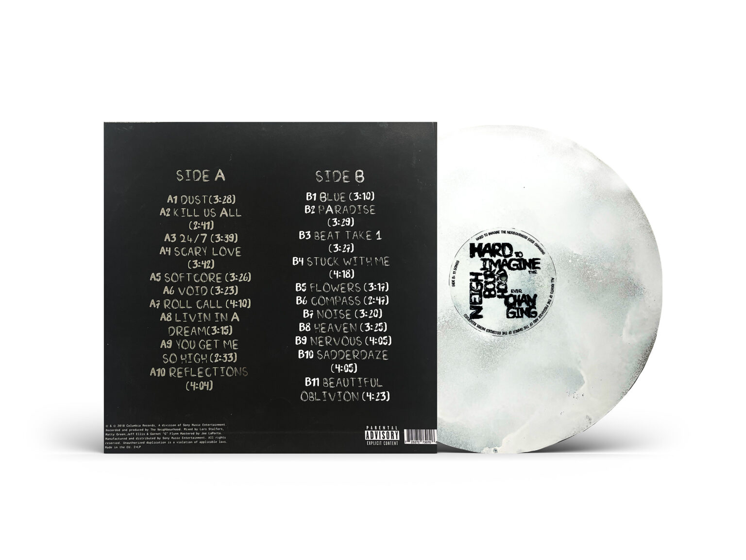 back vinyl white - luna Yacoub