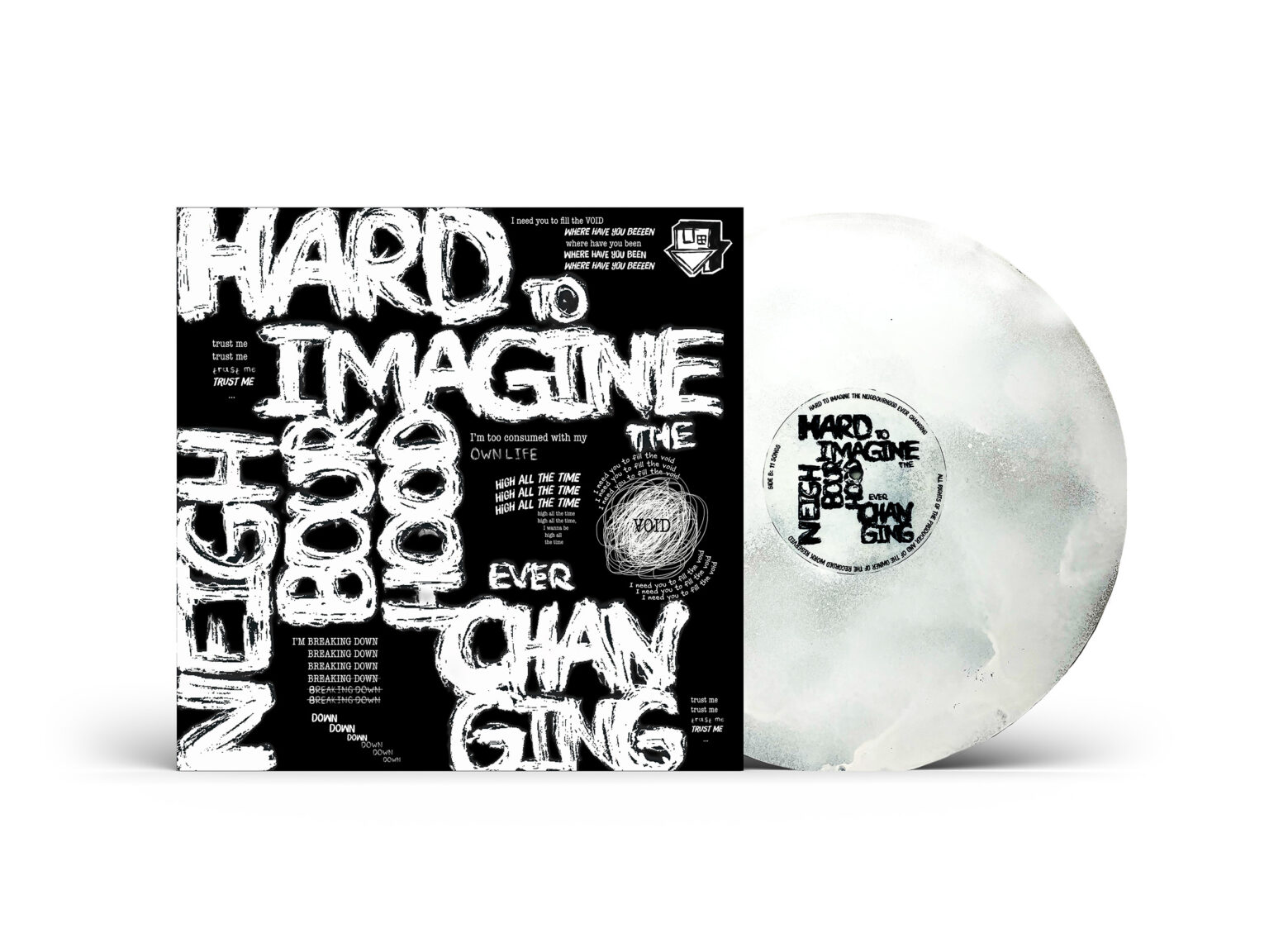 mockup vinyl white - luna Yacoub